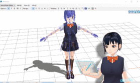 Editing 3D Model of an avatar used by vTuber.